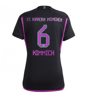 Lacne Ženy Futbalové dres Bayern Munich Joshua Kimmich #6 2023-24 Krátky Rukáv - Preč